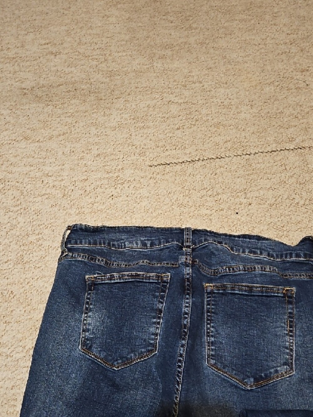 torrid Dark Indigo Distressed Skinny Jeans - Picture 5 of 7